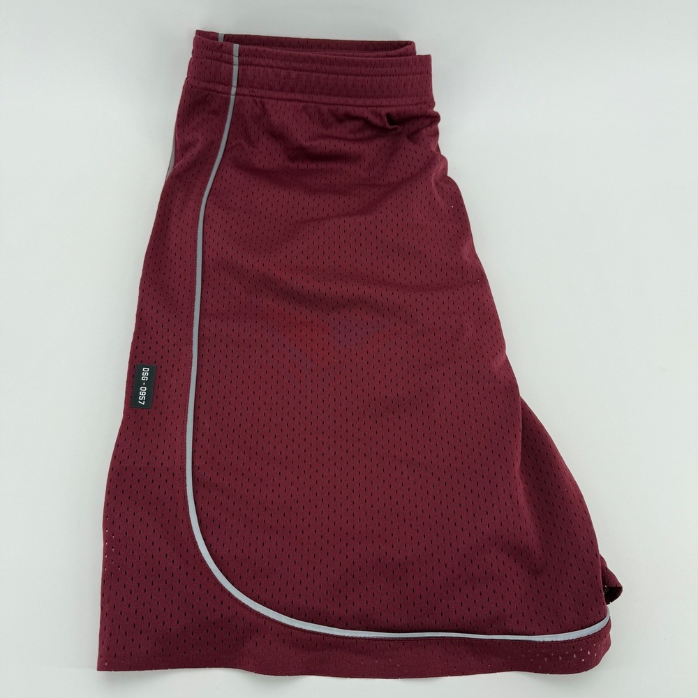 ASRV Mens DSG-0957 Mesh Training Shorts Maroon Red Athletic Gym Running Size M